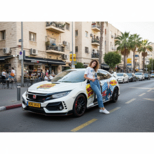 לימוד נהיגה על אוטומט בחדרה